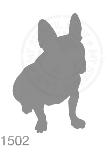 French Bulldog Dog Stencil 1502 Reusable Animals Fauna and Wildlife Stencils and Templates