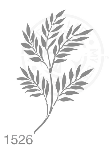 Tree Branches Leaves Nature Stencil 1526 Plants and flowers reusable stencils