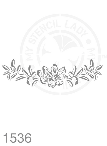 Hand Drawn Illustration Stencil 1536 Plants and flowers reusable stencils