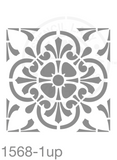Tile Pattern Stencil 1568 Repeating and Continuous Floor and Wall Reusable Stencils