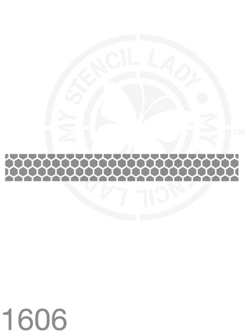 Long Thin Border Stencil 1606 Repeatable Continuous Reusable Borders Stencils and Templates