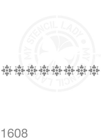Long Thin Border Stencil 1608 Repeatable Continuous Reusable Borders Stencils and Templates