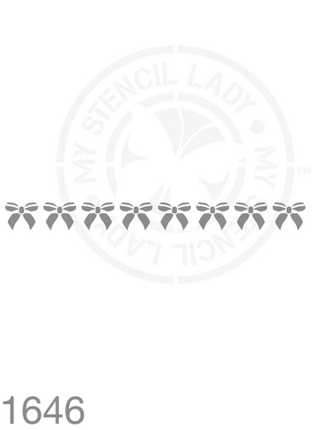 Long Thin Border Stencil 1646 Repeatable Continuous Reusable Borders Stencils and Templates