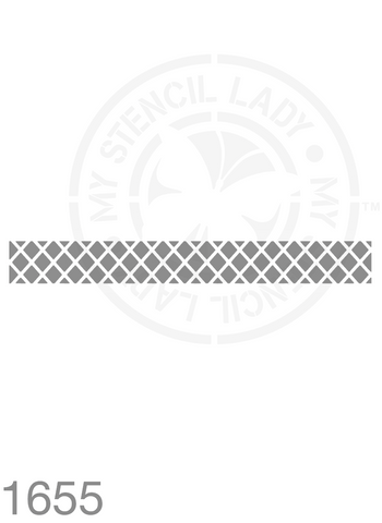 Long Thin Border Stencil 1655 Repeatable Continuous Reusable Borders Stencils and Templates