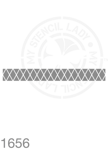 Long Thin Border Stencil 1656 Repeatable Continuous Reusable Borders Stencils and Templates