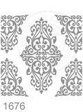 Damask Stencil 1676 Repeatable Traditional and Modern Wallpaper Patterns Templates and Stencils