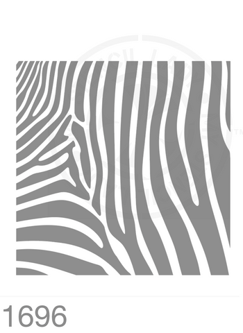 Zebra Stencil 1696 Reusable Animals Fauna and Wildlife Stencils and Templates