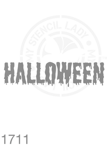 Halloween Stencil 1711 Spooky Witches and Bats Trick or Treat Special Occasion Stencils and Templates