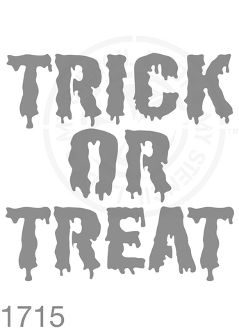 Halloween Stencil 1715 Spooky Witches and Bats Trick or Treat Special Occasion Stencils and Templates