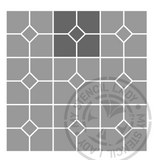 Tile Pattern Stencil 1740 Repeating and Continuous Floor and Wall Reusable Stencils