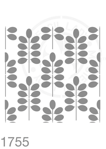 Tree Branches Leaves Nature Stencil 1755 Plants and Floral Repeatable Patterns Templates and Stencils