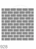 Bricks Pattern Stencil 928 Repeatable Patterns Templates and Stencils