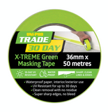 UNi-PRO Green Masking Tape - 36mm x 50mt