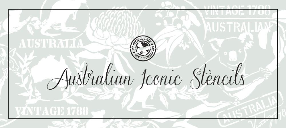 My Stencil Lady Australian Made Australiana for Furniture, Decor and Craft